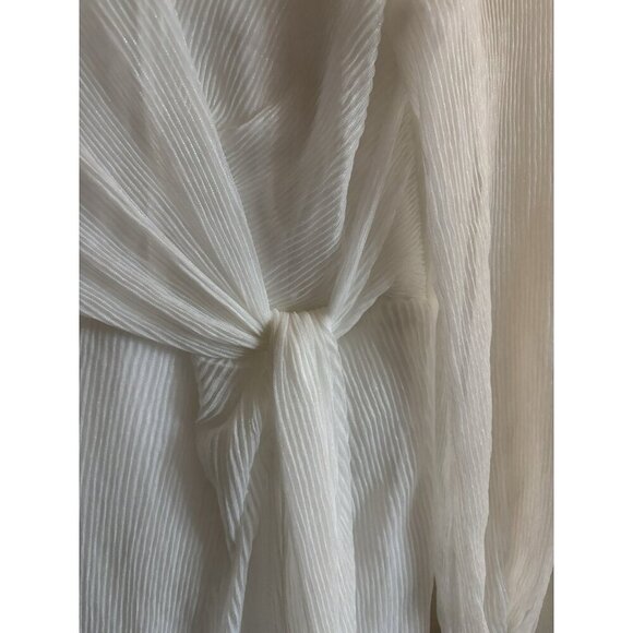 Baltic Born Devlyn Pleated Ivory Dress Maxi Women's Size Small NEW Wedding - Picture 6 of 16